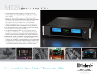 McIntosh MI254 - Brochure 